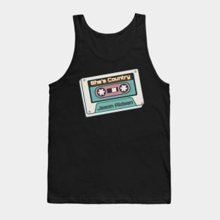 Old school tape Tank Top